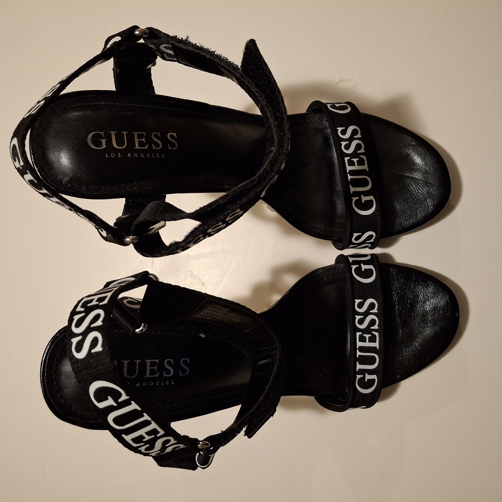 GUESS Women's Black Sandals